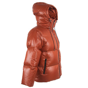 เสื้อโค้ทขนปลาปักเป้าฤดูหนาวสำหรับผู้ชาย, เสื้อโค้ทขนเป็ดหนากันลมมีฮู้ดให้ความอบอุ่นในฤดูหนาวสำหรับผู้ชาย - Product Image 3