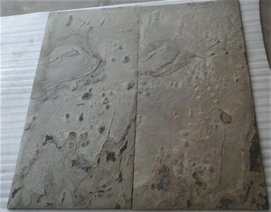 Automne crème ardoise pierre naturelle placages 2mm mince Flexible moderne revêtement mural pour meubles léger décoratif - Product Image 3