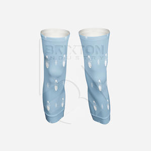 ปลอกขาแบบเต็มความยาวถึงเข่า น้ำหนักเบา คุณภาพสูง ผลิตตามสั่ง สำหรับทุกเพศทุกวัย ใช้ได้ทุกฤดู ทำจากไนลอน/สแปนเด็กซ์ บรรจุภัณฑ์ฉลากส่วนตัว - Product Image 1