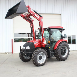 Case IH Farmall 75A Tractor Loader <b>Mirrors</b> 2 Remotes Skid Steer Attach 4 WD Weights <b>Instructors</b> Seat - Product Image 1