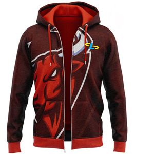 เสื้อฮู้ดซิปแบบยูนิเซ็กซ์ สไตล์ลำลอง สำหรับออกกำลังกาย ใส่สบาย สไตล์ฮิปฮอป สตรีทแวร์ - Product Image 1