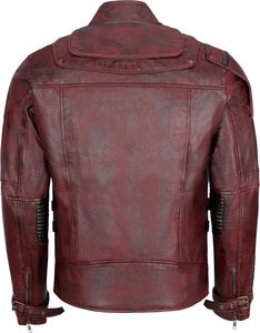 Chaqueta de cuero con cremallera completa para hombre, chaqueta de cuero con dos bolsillos delanteros para hombre, chaquetas de cuero de vaca genuina totalmente personalizadas para hombre - Product Image 3