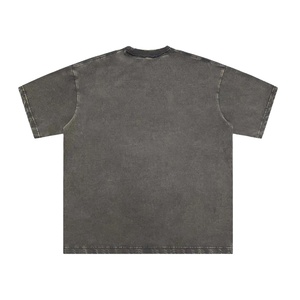 Camiseta Personalizada con Lavado Ácido, Estilo Vintage, Desgastada, de Algodón, Unisex, Streetwear, Camiseta Moderna de Gran Tamaño para Hombre 2026 - Product Image 5