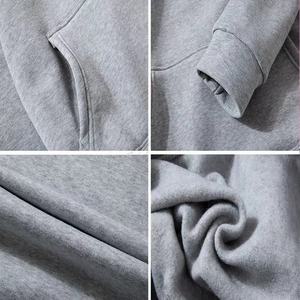 Ventes en gros de survêtements pour hommes grande taille, mode automne, pas cher, personnalisable, ensemble de sweat-shirts unis pour impression et broderie - Product Image 6