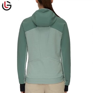 Veste softshell zippée pour femme vestes imperméables d'extérieur en gros vestes coupe-vent de randonnée multicolores pour femme - Product Image 6