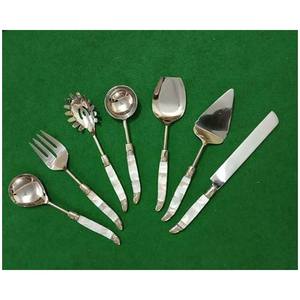 Cubiertos de alta calidad de acero inoxidable chapado en oro con aspecto real Cubiertos de lujo para restaurante Boda Hogar Hotel - Product Image 5