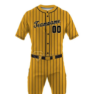 Uniforme de Béisbol Sublimado Personalizado al por Mayor, Ropa Deportiva, Conjunto de Equipo, Uniforme de Béisbol Sublimado Más Vendido a Precio Económico - Product Image 3