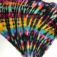 T-shirt court en toile de coton tie-dye de haute qualité, coupe ample, décontracté, sexy, col rond, séchage rapide, respirant, pour l'été, taille XL