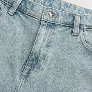 Meilleur prix, shorts en jean décontractés 100% coton, taille mi-haute, logo personnalisé, nouvelle arrivée en vente en ligne - Product Image 6