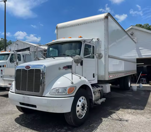 Ready To Ship 2018 Peterbilts 337 <b>Box</b> Truck - 24ft Dry <b>Box</b> Van- Translucent roof - <b>Moving</b>, Delivery, Hauling, Landscaping Hauler - Product Image 1