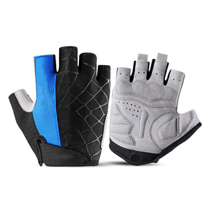 ถุงมือปั่นจักรยาน WEST BIKING ถุงมือปั่นจักรยานแบบครึ่งนิ้ว ลดแรงกระแทก อุปกรณ์ถุงมือปั่นจักรยานแบบนิ้วสั้น - Product Image 1