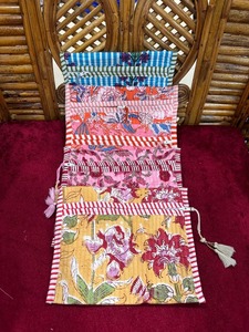 Floral Print Coin Bag Pouch Bohemian <b>Summer</b> <b>Quilted</b> Cotton Bag Bulk Festival Gift Guest Small Travel Shopping Sports Picnic - Product Image 2