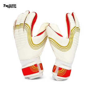 ถุงมือฟุตบอลฟอลคอนสำหรับผู้รักษาประตูถุงมือหนังแบบมืออาชีพถุงมือป้องกันแบบหนาทำจากวัสดุหนังใหม่ - Product Image 3