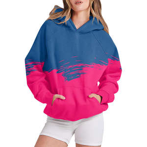 Sweat à capuche décontracté surdimensionné pour femme 2026, confortable, coupe décontractée, manches longues, respirant - Product Image 5