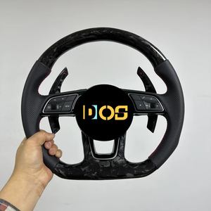 Volant en Alcantara DOS compatible avec <span class=keywords><strong>Audi</strong></span> A3 A4 A5 S3 S4 S5 RS3 RS4 <span class=keywords><strong>RS5</strong></span> B8.5 8P 8V B9 C7 A6 A7 RS6 RS7 Q3 Q5 Q7 Q8 R8 TT TTS - Product Image 5