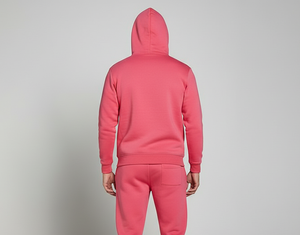 Survêtement d'hiver personnalisé avec broderie |   Ensemble à capuche pour homme en molleton 100% coton |   Vêtements de sport OEM - Product Image 4