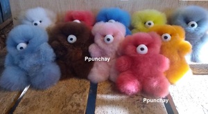 12" Fur Baby Alpaca Teddy <b>Bear</b> Toy Ppunchay Peru Soft and nice, <b>cute</b> - Product Image 1