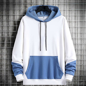 Sudadera con capucha de alta calidad OEM 500 gramos para hombre 100% algodón bordado Puff impreso bolsillos de mezclilla negro impreso ODM - Product Image 2