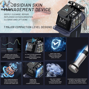 เครื่องทำความสะอาดรูขุมขน 6IN1 มัลติฟังก์ชั่น H2O2 Aqua Peel สำหรับ<span class=keywords><strong>ผิว</strong></span><span class=keywords><strong>หน้า</strong></span> ช่วยฟื้นฟู<span class=keywords><strong>ผิว</strong></span>ด้วยออกซิเจนเจ็ท ขัดผิวด้วยระบบเดอร์มาเบรชั่น พร้อมดูแลบริเวณรอบดวงตา - Product Image 5