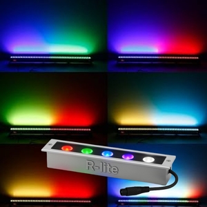 Arandela de pared lineal LED RGBW 600mm Iluminación decorativa de baja potencia - Product Image 2
