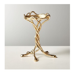 Printemps Design Forme Haute Qualité Meilleure Vente Doré Décoratif Haute Qualité Dessus de Table Doré Lot de 2 - Product Image 4