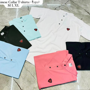 Clásico para camisetas con cuello de polo para hombres y mujeres Cómodas y elegantes camisetas de algodón 100% para trajes casuales inteligentes - Product Image 1