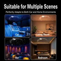 Proyector de Luz Nocturna USB con Diseño Simple y Creativo, Flexible 360°, Efecto Cielo Estrellado, para Dormitorio, Habitación, Auto y Fiestas