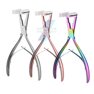 Alicates profesionales para extensiones de cabello de acero inoxidable de nuevo diseño al por mayor, alicates para extensiones de cabello de metal y plástico de alta calidad - Product Image 6