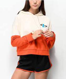 New Fashion Breathable Women Crop Top <b>Hoodies</b> Wholesale Women <b>Workout</b> Crop Top Hoodie for Sale - Product Image 2