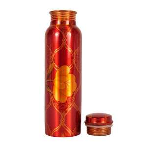 Mirror Polish Copper Eco-Friendly Drinkware Water Bottle Health Hygienic Premium Quality Food Grade OEM Support - Product Image 2