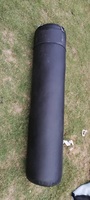 Sac de frappe vintage robuste pour boxe et Muay Thai, en PU, 6FT, rembourrage EPE, confortable, pour salle de sport et fitness, noir, OEM
