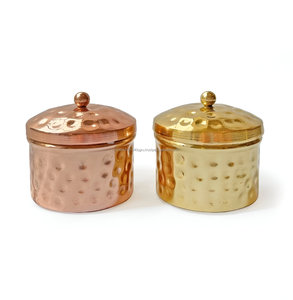 Wholesale Customized Hammered Metal Jar <b>Candle</b> in <b>Bulk</b> Price - Product Image 2