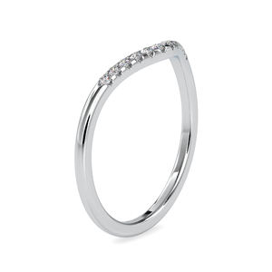 Anillo de Compromiso y Matrimonio de Oro Blanco de Lujo con Diamante Natural de Corte de 0.09 Quilates, Engaste de Puntas, Certificado IGI, Joyería Fina Hecha a Mano - Product Image 6