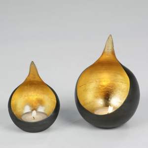 High Quality Custom Iron <b>Black</b> Powder Coated Handmade Round Metal <b>Tea</b> <b>Light</b> <b>Holder</b> Christmas Decor Wholesale Available in India - Product Image 6