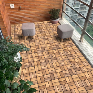 Tuiles de terrasse en bois à emboîtement pour le toit, les patios, les allées, les piscines-Tuiles de terrasse verticales en bois d'acacia meilleur prix pour l'exportation - Product Image 4