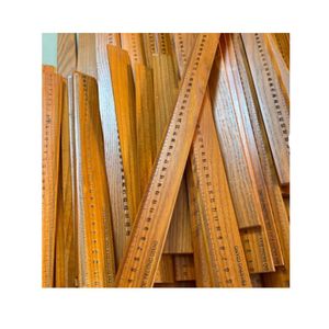 Regla recta de madera de bambú para la escuela Precio barato regla recta de medida de alta calidad regla más vendida grabada con láser - Product Image 1