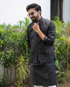 Fil à broder de meilleure qualité avec séquence de 9mm Lehenga Choli et Kurta de Mans pour mariage et fête - Product Image 3