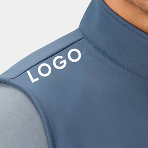 Gilet léger Softshell pour hommes Veste coupe-vent sans manches d'hiver pour les voyages et la course à pied Veste mince très vendue - Product Image 6