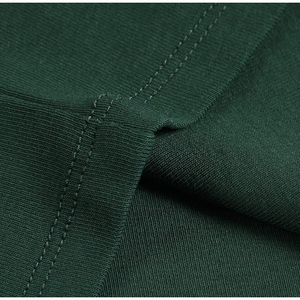 Women's <b>Green</b> <b>Crop</b> <b>Top</b> Scoop Neck Short Sleeve Solid Color Casual T-Shirt Slim Fit Trackstar OEM Private Label TSI-G05-P0226 - Product Image 2