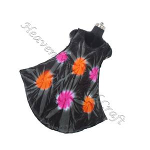 Nouvelle arrivée 2025 rayonne cravate teinture longue longueur Sexy Slim Fit bohème vêtements de plage filles porter formel quotidien glace décontracté femmes robe - Product Image 1