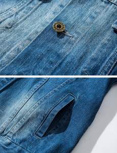 Meilleures ventes de vestes d'hiver en denim élégantes pour hommes, qualité supérieure avec coupe parfaite, col montant, les mieux notées dans le dernier style - Product Image 3