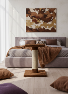 Grattoir pour chats Cocoa Dream de haute qualité, adapté à toutes les races et tailles de chats. - Product Image 6