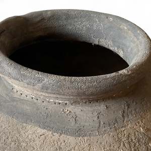 Grand pot en terre cuite vintage pour plantes et fleurs d'intérieur, design émaillé écologique pour salle à manger, jardin ou usage domestique - Product Image 3