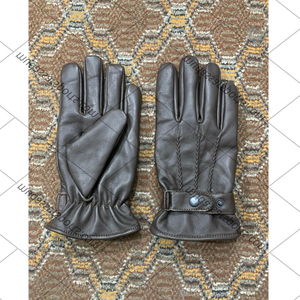 Nouveauté Gants d'habillage en cuir à la mode Gants d'habillage de luxe à coutures durables et à doublure souple pour doigts entiers - Product Image 5
