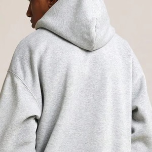 Sudadera con capucha de algodón 100% hecha a medida para hombre, cómoda, 500GSM, logotipo impreso DTF de gran tamaño para invierno - Product Image 5