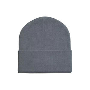 El último gorro de invierno de lana merino unisex, gorro de punto personalizable con estampado de hojaldre y gorro jacquard con logotipo personalizado - Product Image 3