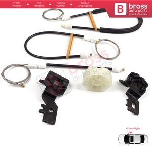 Juego de Reparación de Elevalunas Eléctrico BWR686, Delantero Derecho, para Qashqai MK1 J10 2006-2013 80770JD000 - Product Image 4