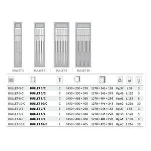 Tủ đựng súng <span class=keywords><strong>c</strong></span>ó khóa Bordogna BULLET-3/<span class=keywords><strong>C</strong></span> với giá đỡ mút xốp 3 ngăn và sản phẩm an toàn bên trong dành cho bắn súng - Product Image 6