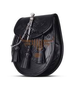 Usine de conception personnalisée de haute qualité fait à la main Sporran vêtements de jour en cuir véritable nouveauté kilt avec le meilleur fournisseur de Sporran - Product Image 2