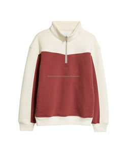 Personnalisé Hote Sale Hommes Pull Zipper Sweatshirt Heavyweight Half Zipper On the Top Middle - Product Image 6